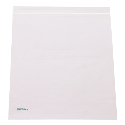10 x 12'' - 2 Mil Compostable Reclosable Poly Bags