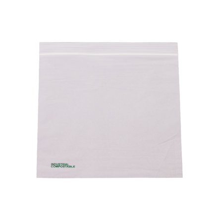 6 x 6'' - 2 Mil Compostable Reclosable Poly Bags