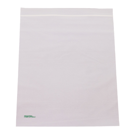 9 x 12'' - 2 Mil Compostable Reclosable Poly Bags